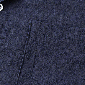 Camisa de Linho Romenzi Portofino RZ569 feita em linho premium, com caimento impecável e design elegante que combina frescor, conforto e estilo casual.