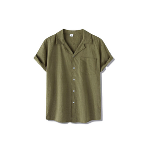 Camisa de Linho Romenzi Portofino RZ569 feita em linho premium, com caimento impecável e design elegante que combina frescor, conforto e estilo casual.
