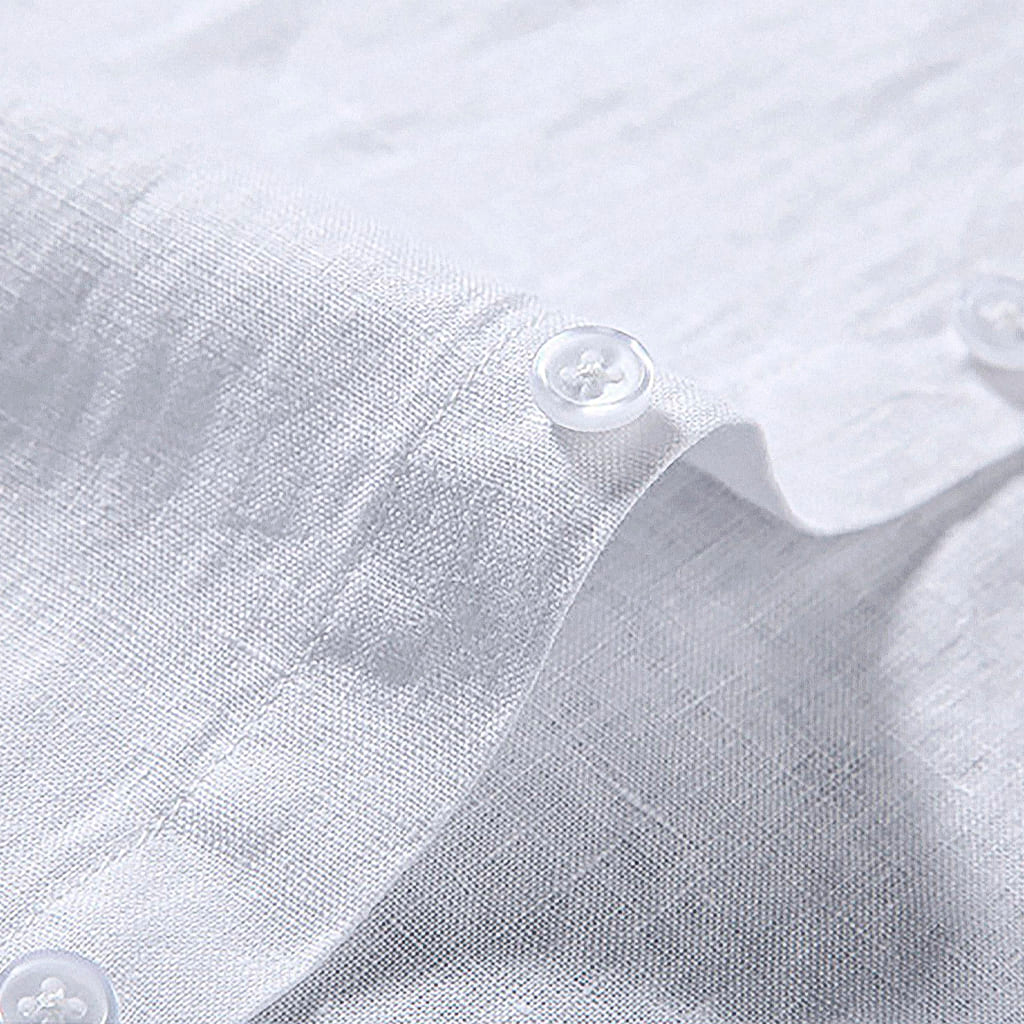 Camisa de Linho Romenzi Provence RZ570: elegância mediterrânea em linho premium, perfeita para dias quentes. Estilo sofisticado e confortável para qualquer ocasião.