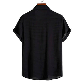 Camisa Manga Curta Básica Romenzi Modern RZ571 feita em tecido de alta qualidade, com design clean e caimento impecável que une conforto e sofisticação.