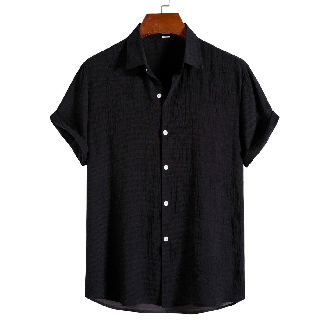 Camisa Manga Curta Básica Romenzi Modern RZ571 feita em tecido de alta qualidade, com design clean e caimento impecável que une conforto e sofisticação.