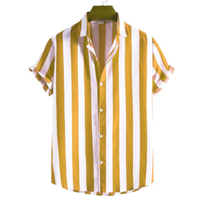 Camisa Manga Curta Romenzi Atlântica RZ576 feita em tecido leve e respirável, com caimento impecável que garante frescor, conforto e estilo sofisticado.
