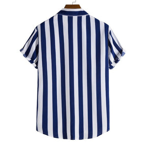 Camisa Manga Curta Romenzi Atlântica RZ576 feita em tecido leve e respirável, com caimento impecável que garante frescor, conforto e estilo sofisticado.