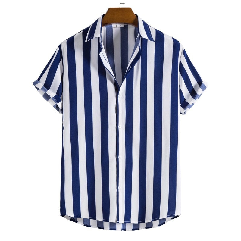 Camisa Manga Curta Romenzi Atlântica RZ576 feita em tecido leve e respirável, com caimento impecável que garante frescor, conforto e estilo sofisticado.