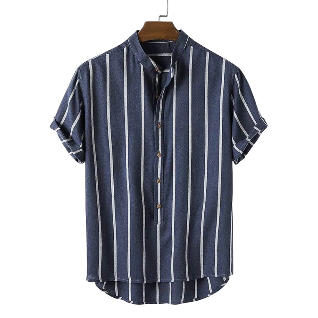 Camisa Manga Curta Romenzi Duna RZ579 confeccionada em tecido leve e respirável, com caimento impecável que une conforto, liberdade de movimento e estilo.