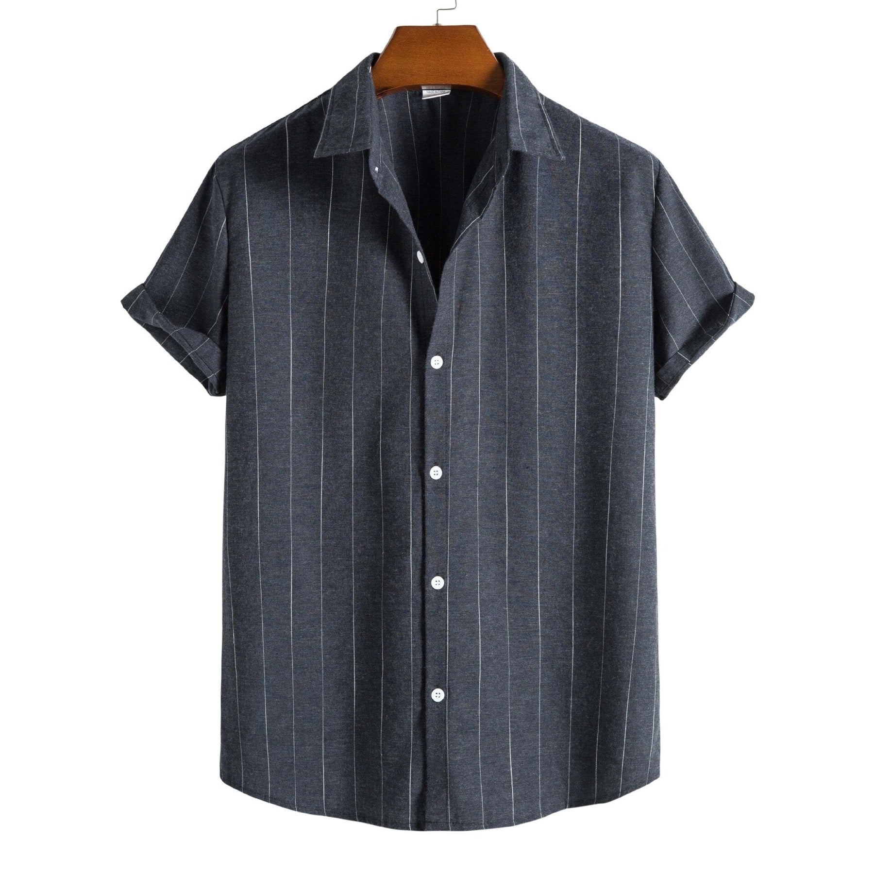 Camisa Manga Curta Romenzi Mare RZ587 confeccionada em tecido leve e respirável, com design sofisticado que garante frescor, conforto e estilo casual.