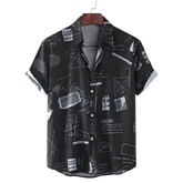 Camisa Manga Curta Romenzi Nation RZ589 feita em tecido leve e respirável, com caimento sofisticado que une frescor, conforto e estilo casual elegante.