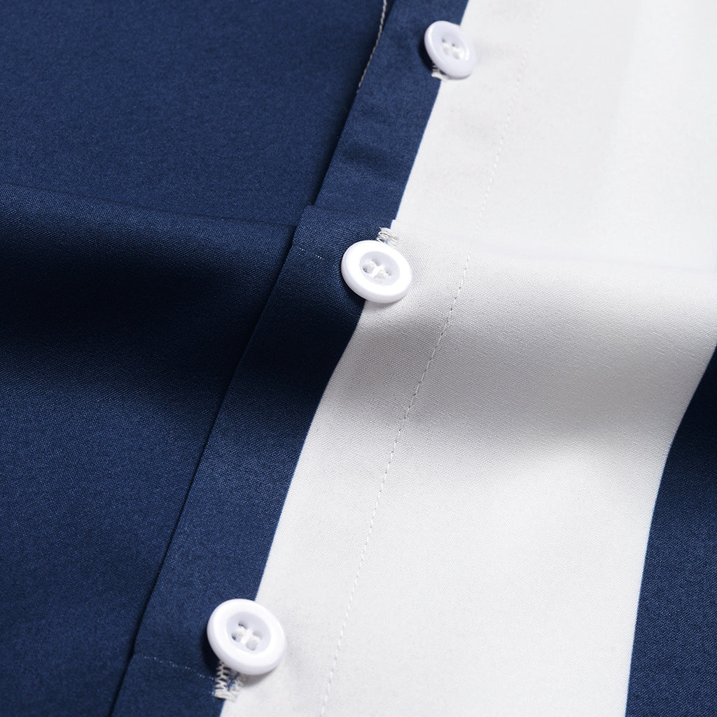 Camisa Manga Curta Romenzi Ocean RZ590 feita em tecido leve, com caimento sofisticado que garante frescor, elegância e versatilidade em ocasiões casuais.