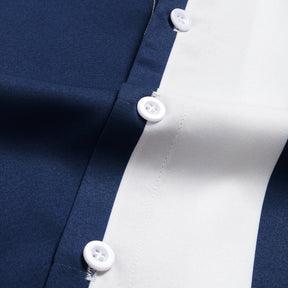 Camisa Manga Curta Romenzi Ocean RZ590 feita em tecido leve, com caimento sofisticado que garante frescor, elegância e versatilidade em ocasiões casuais.