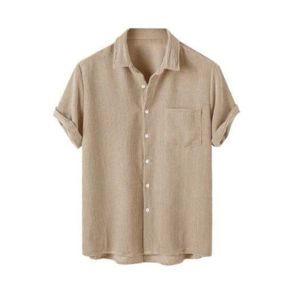 Camisa Romenzi Sardenha em linho premium, ideal para sofisticação e conforto. Tecido leve e elegante, perfeito para looks clássicos em dias frescos.