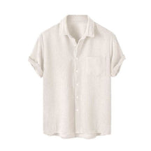 Camisa Romenzi Sardenha em linho premium, ideal para sofisticação e conforto. Tecido leve e elegante, perfeito para looks clássicos em dias frescos.