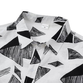 Camisa Manga Curta Romenzi Siena RZ593 feita em tecido leve e fresco, com design sofisticado e versátil para ocasiões casuais e momentos elegantes.