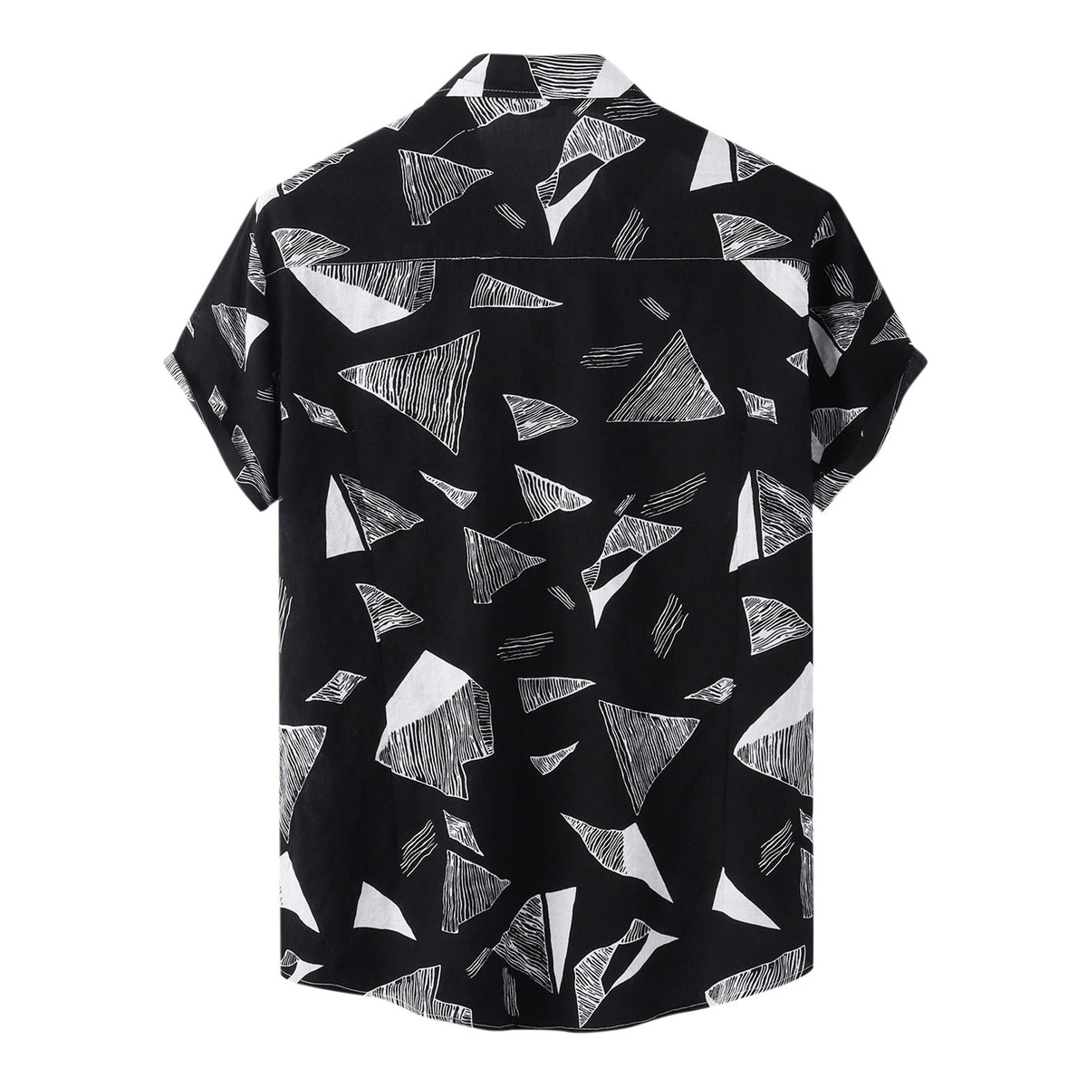 Camisa Manga Curta Romenzi Siena RZ593 feita em tecido leve e fresco, com design sofisticado e versátil para ocasiões casuais e momentos elegantes.