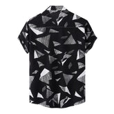 Camisa Manga Curta Romenzi Siena RZ593 feita em tecido leve e fresco, com design sofisticado e versátil para ocasiões casuais e momentos elegantes.