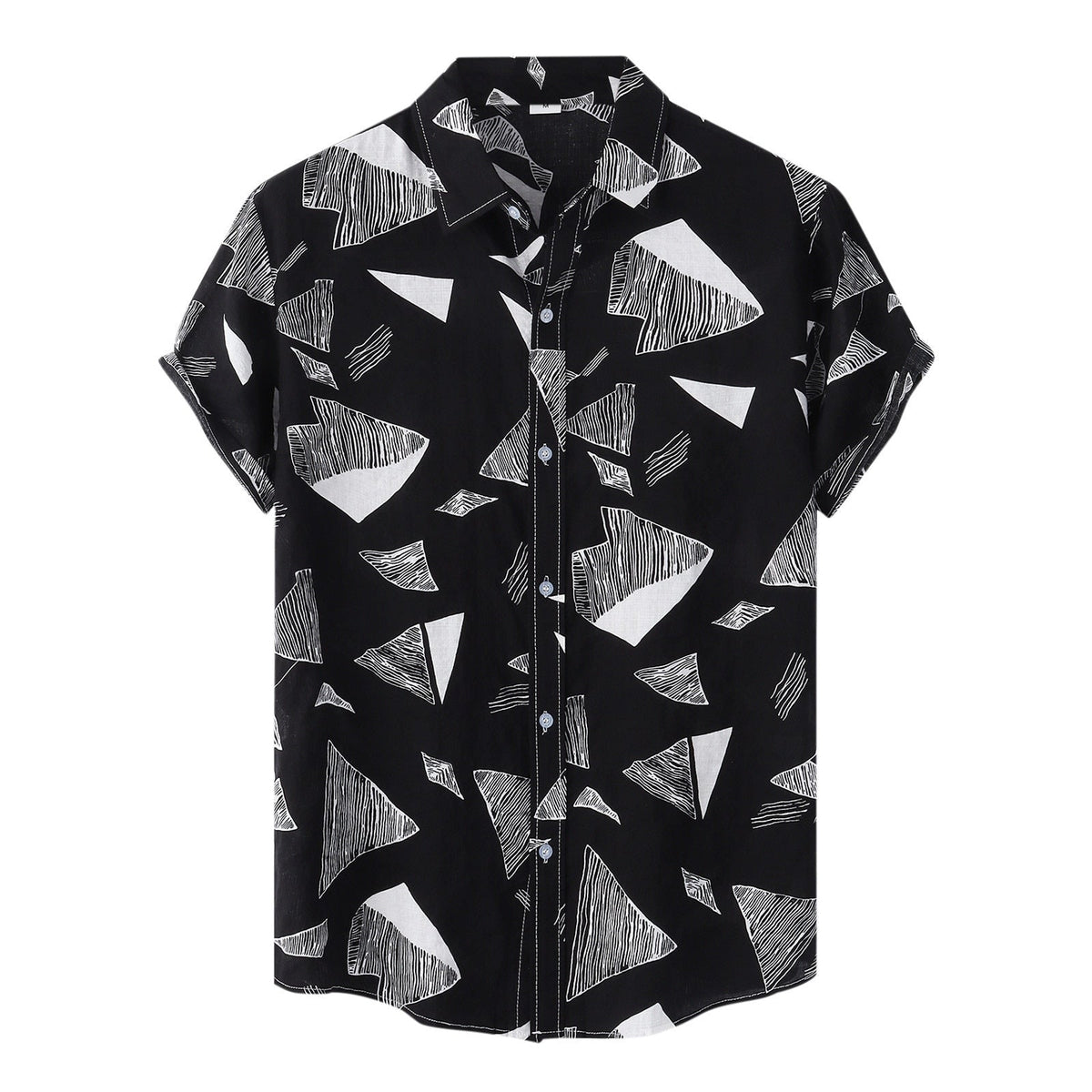 Camisa Manga Curta Romenzi Siena RZ593 feita em tecido leve e fresco, com design sofisticado e versátil para ocasiões casuais e momentos elegantes.