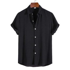 Camisa Manga Curta Romenzi Solare RZ595 feita em tecido leve e respirável, com design moderno que garante frescor, conforto e sofisticação versátil.