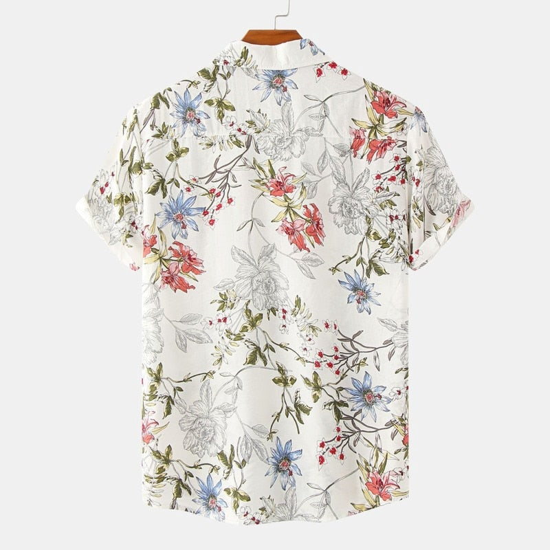 Camisa Manga Curta Romenzi Verona RZ596 feita em tecido leve e respirável, com caimento moderno que garante frescor, conforto e estilo casual elegante.