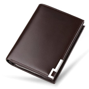 Carteira Masculina Couro Neil Romenzi RZ490 em couro PU, design compacto, sofisticado e ideal para o homem moderno que valoriza praticidade.