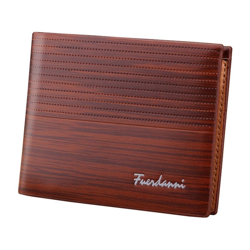 Carteira Masculina de Couro Denner Romenzi RZ485 feita em PU, elegante e funcional, ideal para cartões, documentos, CNH e dinheiro no dia a dia.