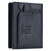 Carteira Masculina Kalel Romenzi RZ477 em couro PU, design compacto, organização inteligente e toque sofisticado para uso diário com elegância.