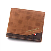 Carteira de couro masculina Malcom Romenzi RZ483 com design compacto, acabamento elegante e compartimentos funcionais para documentos e cartões.