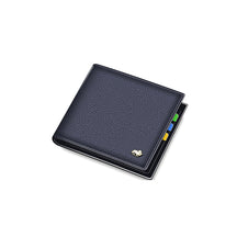 Carteira Masculina de Couro Romenzi RZ487 com acabamento premium, RFID, couro legítimo e compartimentos para cartões, CNH e documentos.