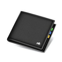 Carteira Masculina de Couro Romenzi RZ487 com acabamento premium, RFID, couro legítimo e compartimentos para cartões, CNH e documentos.