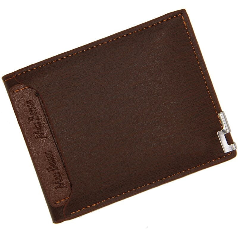 Carteira Masculina de Couro PU Wyatt Romenzi RZ480 – Design elegante, compacta, ideal para organizar documentos, cartões e CNH com estilo.