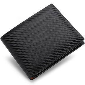 Carteira Masculina Romenzi New Carbon RZ492 com couro legítimo, tecnologia RFID e compartimentos funcionais para cartões, CNH e documentos pessoais.
