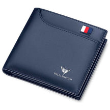 Carteira Masculina Romenzi William Polo RZ489 com couro legítimo, RFID, design elegante e compartimentos para cartões, CNH e documentos pessoais.
