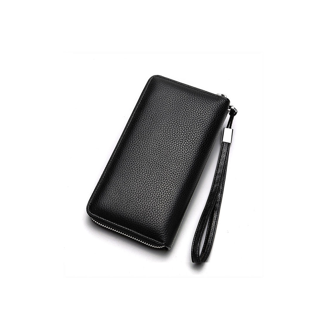 Carteira Masculina Safepocket Romenzi RZ488 com RFID, couro legítimo e design porta-passaporte para cartões, CNH e documentos essenciais.