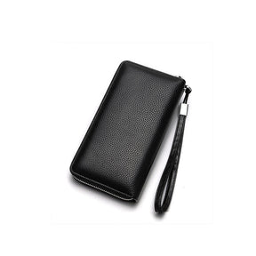 Carteira Masculina Safepocket Romenzi RZ488 com RFID, couro legítimo e design porta-passaporte para cartões, CNH e documentos essenciais.