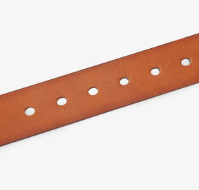 Cinto Masculino Megan Romenzi RZ340 em couro ecológico nas cores preto, caramelo e marrom com fecho durável e visual elegante.