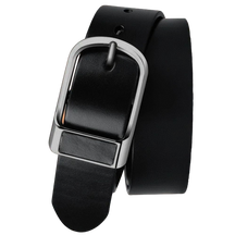 Cinto Masculino de Couro Romenzi Argos RZ469 com fivela metálica imponente e acabamento premium para homens que valorizam autenticidade e elegância
