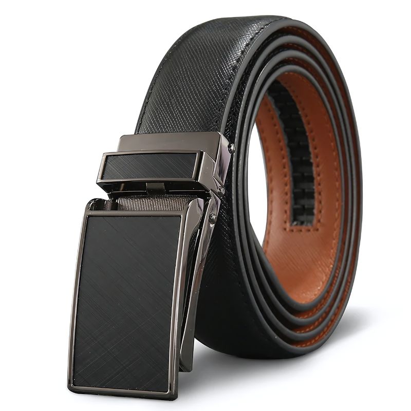 Cinto Masculino de Couro Romenzi Class RZ471 com acabamento sofisticado, ideal para compor visuais formais ou casuais com elegância e distinção.