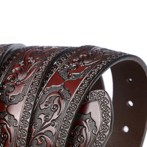 Cinto Masculino Couro Romenzi Orion RZ465 com visual elegante, couro legítimo e toque clássico para compor produções sociais e casuais com sofisticação.