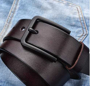 Cinto Masculino de Couro Royal Romenzi RZ341 nas cores preto e marrom com acabamento premium e design elegante para uso casual ou formal.