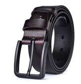 Cinto Masculino de Couro Royal Romenzi RZ341 nas cores preto e marrom com acabamento premium e design elegante para uso casual ou formal.