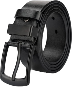 Cinto Masculino de Couro Royal Romenzi RZ341 nas cores preto e marrom com acabamento premium e design elegante para uso casual ou formal.