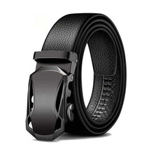 Cinto Social Masculino com Fivela Catraca Romenzi RZ347 em couro de alta qualidade com ajuste automático e design refinado. Ideal para uso diário e social.