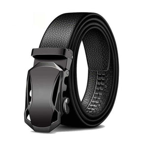 Cinto Social Masculino com Fivela Catraca Romenzi RZ347 em couro de alta qualidade com ajuste automático e design refinado. Ideal para uso diário e social.