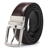 Cinto Social Masculino Couro Romenzi Noir RZ463 com acabamento premium e estilo clássico para looks sofisticados e duradouros.