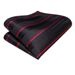 Conjunto Gravata Romenzi Vanguard RZ457 com lenço e abotoaduras, ideal para eventos sofisticados e composições masculinas refinadas.