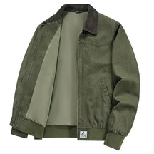 Jaqueta Bomber Vintage Masculina Romenzi RZ319 com estilo retrô, interior forrado e tecido resistente. Elegância e conforto para uso diário e especial.
