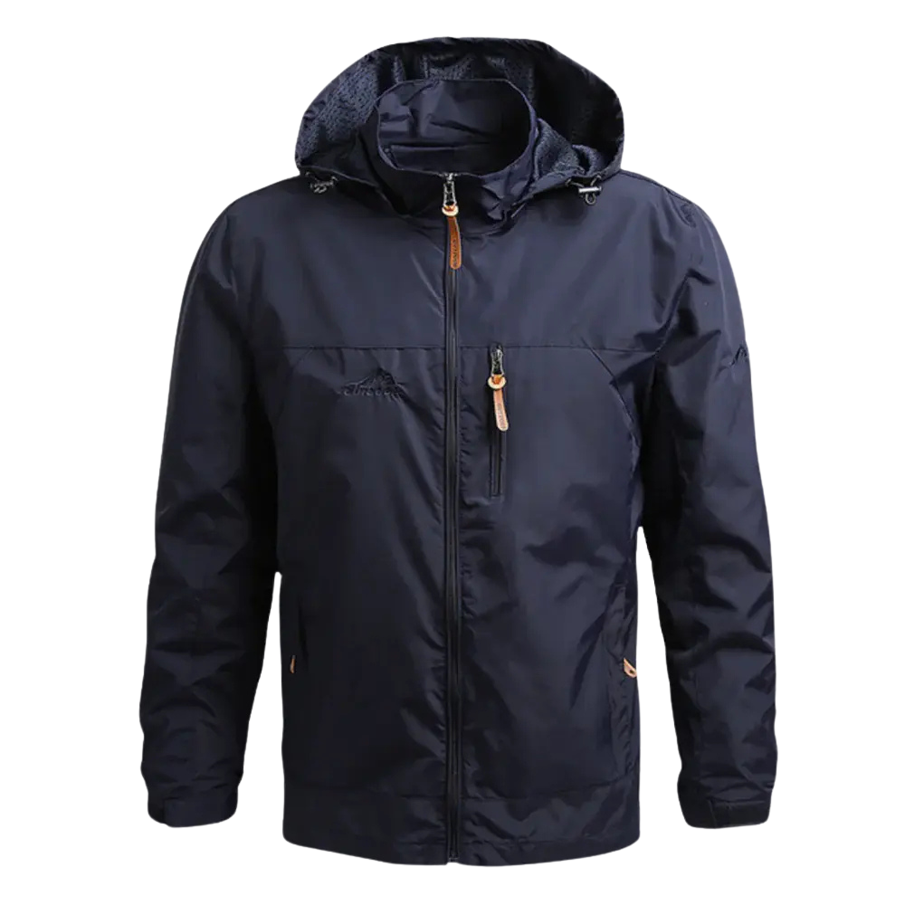 Jaqueta Corta Vento Impermeável Romenzi RZ040, tecido resistente, design ergonômico e proteção contra vento e chuva. Ideal para aventuras ao ar livre.