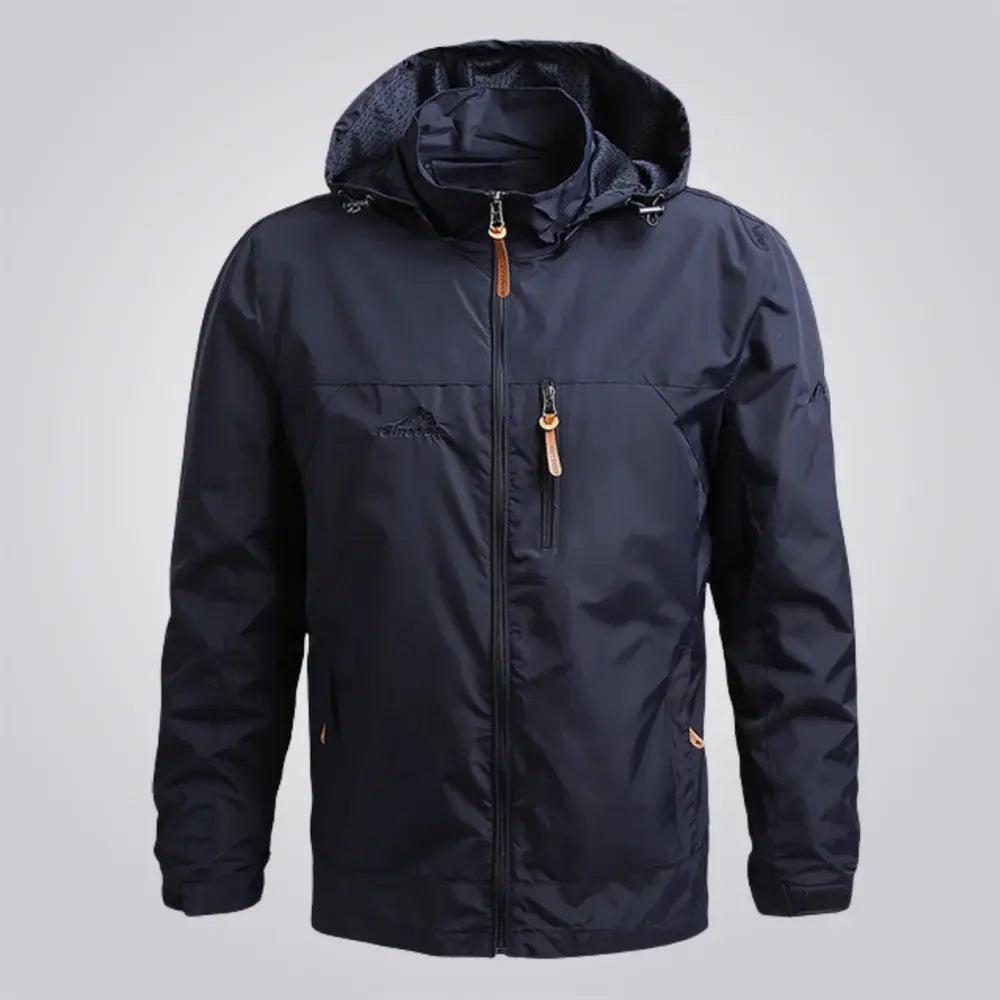 Jaqueta Corta Vento Impermeável Romenzi RZ040, tecido resistente, design ergonômico e proteção contra vento e chuva. Ideal para aventuras ao ar livre.