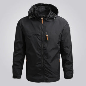 Jaqueta Corta Vento Impermeável Romenzi RZ040, tecido resistente, design ergonômico e proteção contra vento e chuva. Ideal para aventuras ao ar livre.