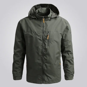 Jaqueta Corta Vento Impermeável Romenzi RZ040, tecido resistente, design ergonômico e proteção contra vento e chuva. Ideal para aventuras ao ar livre.