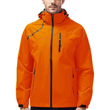 Jaqueta Corta Vento Masculina Romenzi Pulse RZ231 em cinza claro, design moderno e proteção contra chuva e vento.