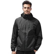Jaqueta Corta Vento Masculina Romenzi Pulse RZ231 em cinza claro, design moderno e proteção contra chuva e vento.